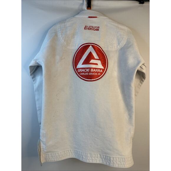 GRACIE BARRA Equipe Jiu Jitsu For Everyone Gi White Adult Size A1 two belts - Picture 2 of 7
